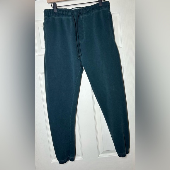 American Eagle Outfitters Teal Joggers Size M Streetwear Athleisure Distressed - Picture 9 of 15
